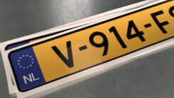 Rechthoekige sticker